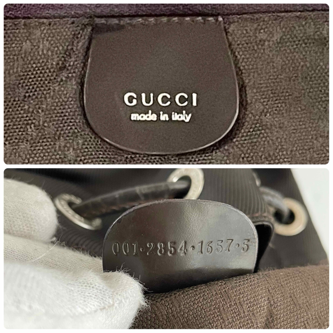 GUCCI - 【良品】グッチ バンブー ショルダーバッグ ボンサック GUCCI - 【良品】グッチ バンブー ショルダーバッグ ボンサック