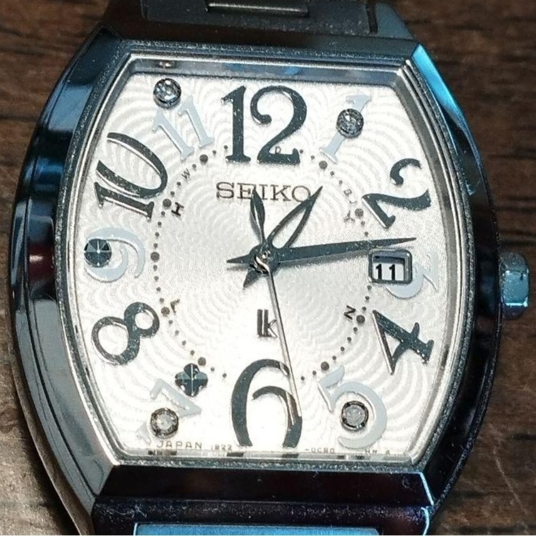SEIKO - AR33 セイコー・ルキア 電波・ソーラー時計 日付・耐磁 SEIKO - AR33 セイコー・ルキア 電波・ソーラー時計 日付・耐磁