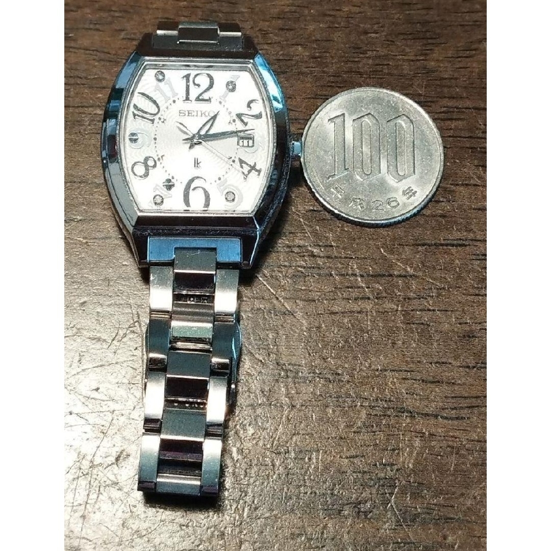 SEIKO - AR33 セイコー・ルキア 電波・ソーラー時計 日付・耐磁 SEIKO - AR33 セイコー・ルキア 電波・ソーラー時計 日付・耐磁