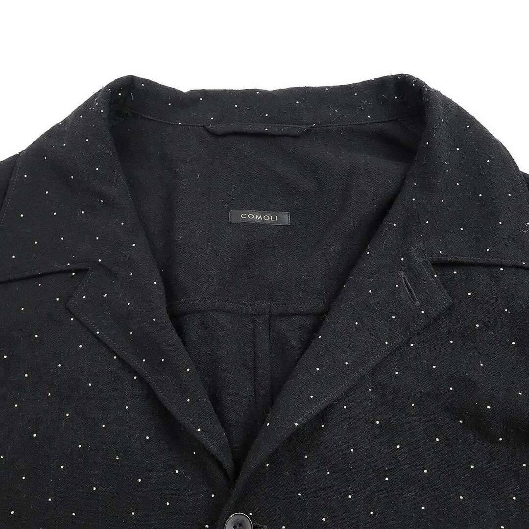 COMOLI - COMOLI コモリ 24SS SILK NOIL DOT SHIRT JACKET COMOLI - COMOLI コモリ 24SS SILK NOIL DOT SHIRT JACKET
