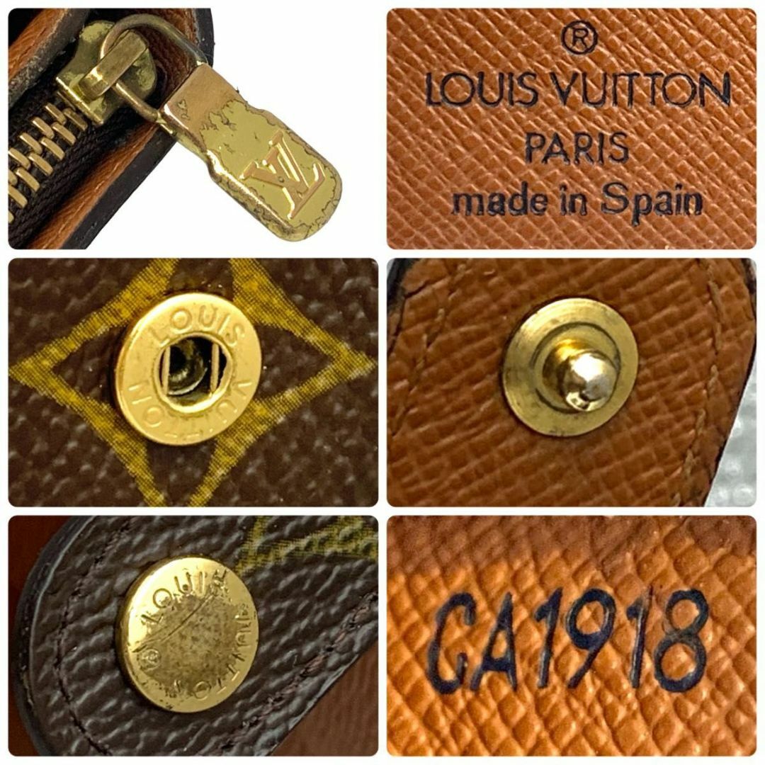 LOUIS VUITTON - ルイヴィトン モノグラム コンパクトジップ 二 LOUIS VUITTON - ルイヴィトン モノグラム コンパクトジップ 二
