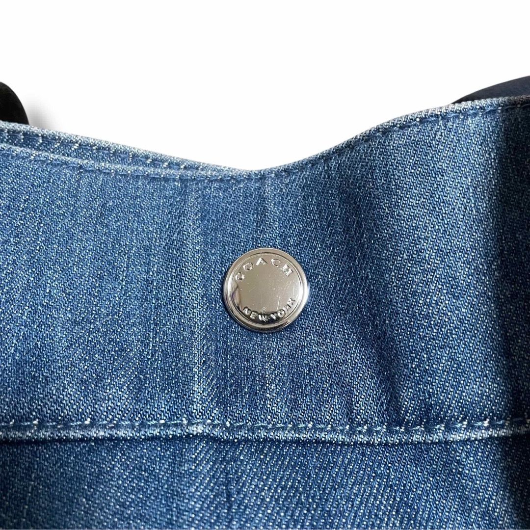 COACH - 美品 コーチ トートバッグ デニムトート 肩掛け COACH - 美品 コーチ トートバッグ デニムトート 肩掛け
