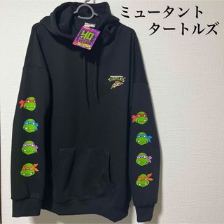 新品】ミュータントタートルズ パーカー 40周年アニバーサリー 新品】ミュータントタートルズ パーカー 40周年アニバーサリー