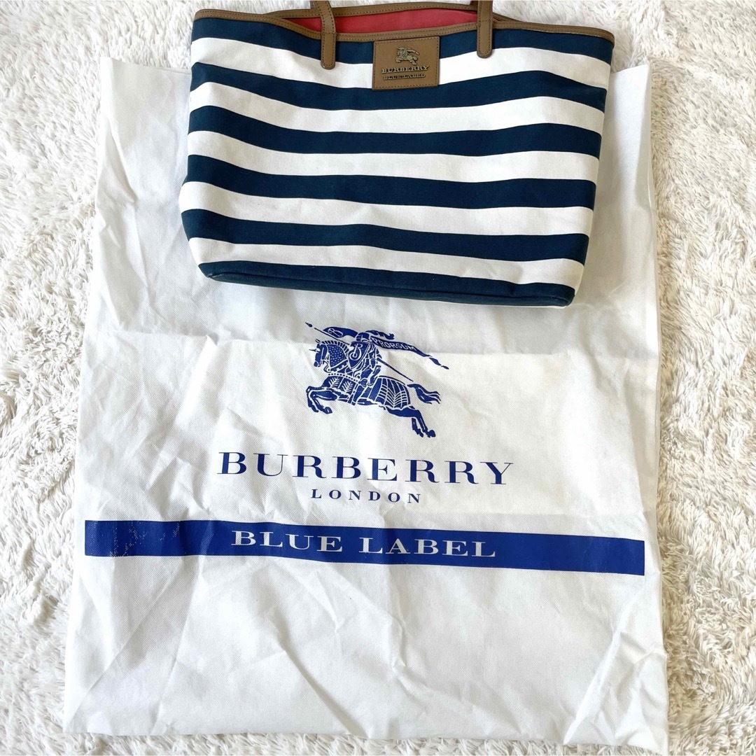 BURBERRY BLUE LABEL - バーバリーブルーレーベル トートバッグ BURBERRY BLUE LABEL - バーバリーブルーレーベル トートバッグ