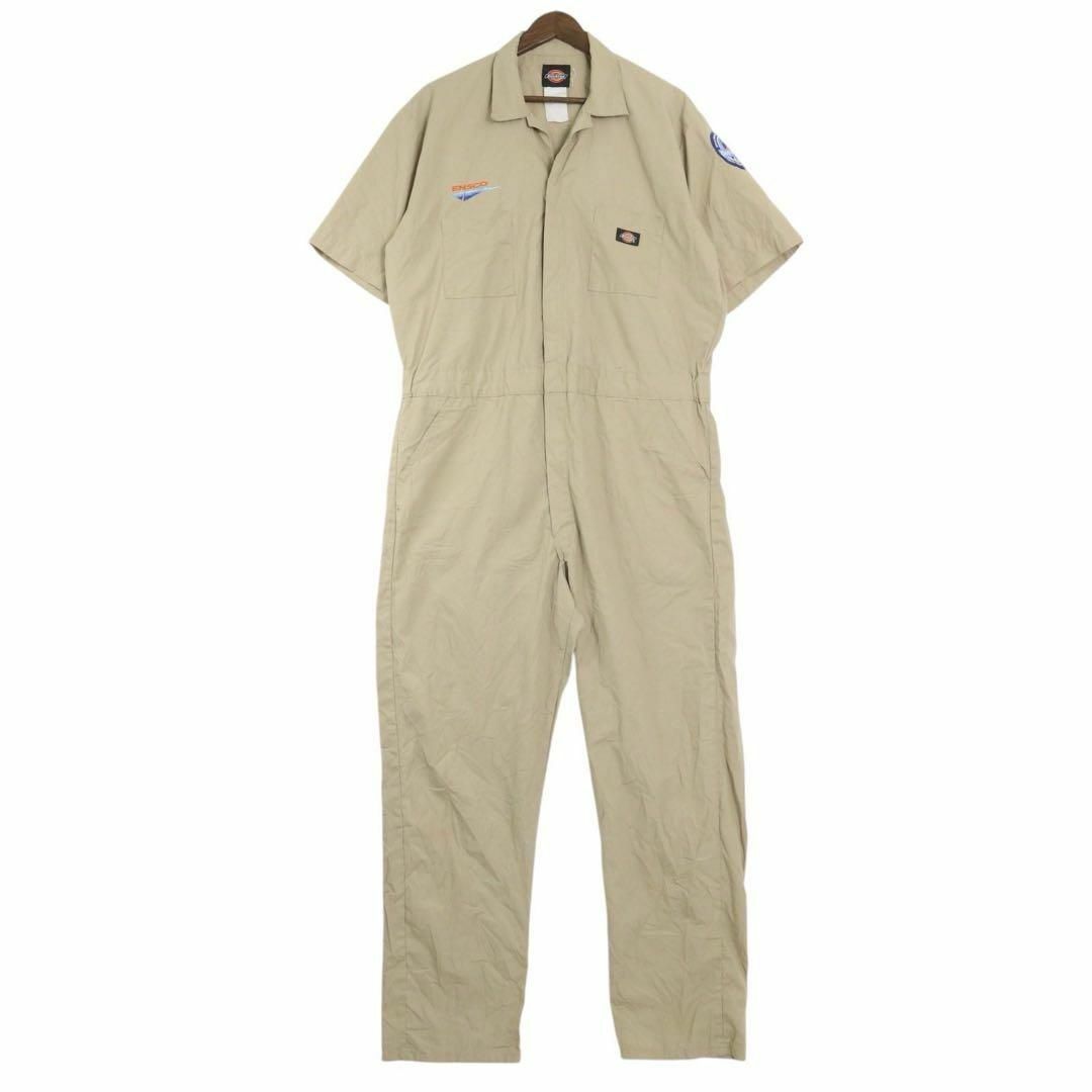 Dickies - DICKIES ディッキーズ ベージュ オーバーオール Dickies - DICKIES ディッキーズ ベージュ オーバーオール