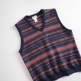 L.L.Bean - エルエルビーン 羊毛100% ニット ベスト L.L.Bean - エルエルビーン 羊毛100% ニット ベスト