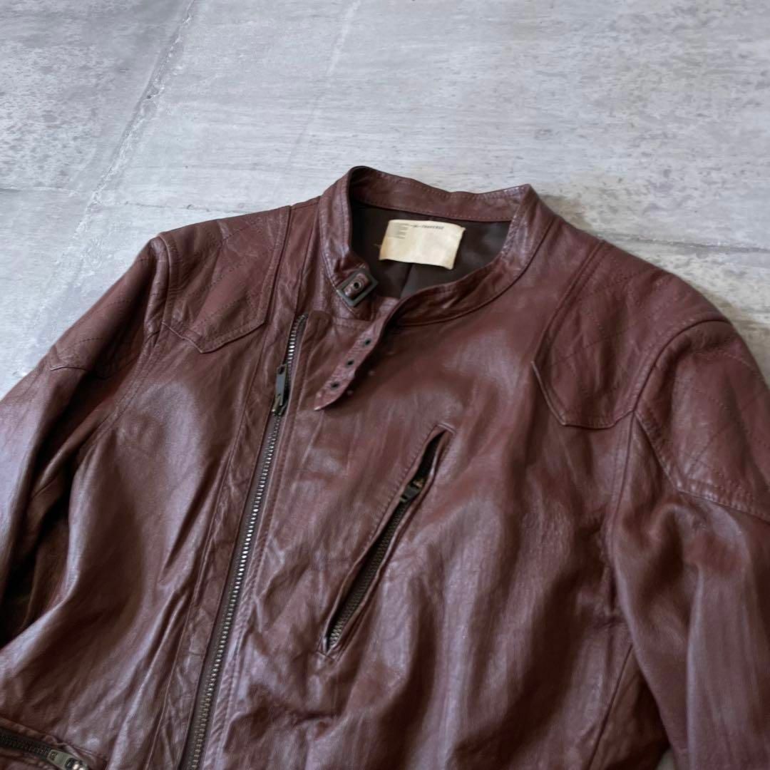 y2k grunge leather jacket 00s archiveの通販 by y2k grunge leather jacket 00s archiveの通販 by