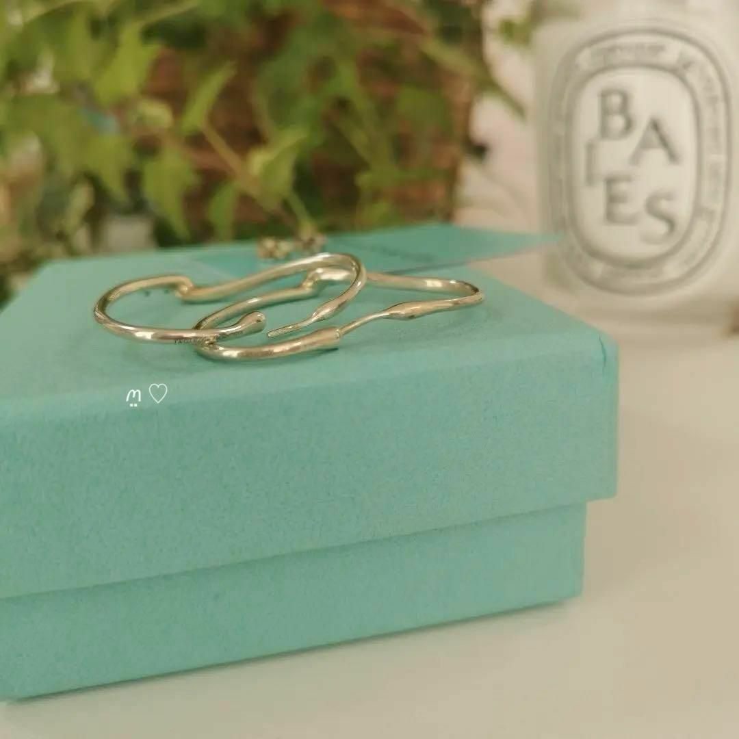 Tiffany & Co. - ティファニー オープンハートフープピアス Tiffany & Co. - ティファニー オープンハートフープピアス