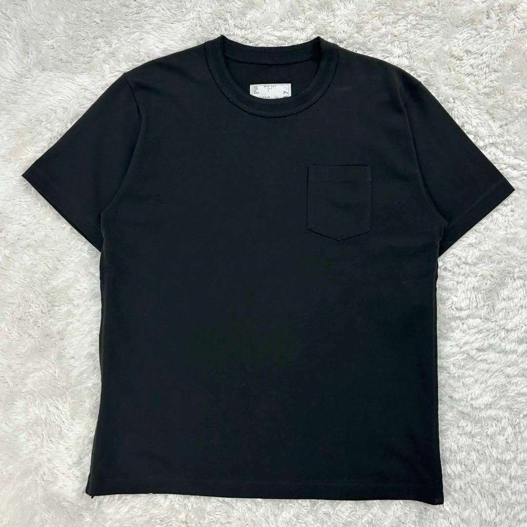 sacai - 【定番】サカイ sacai☆バックロゴ入りサイドジップT sacai - 【定番】サカイ sacai☆バックロゴ入りサイドジップT