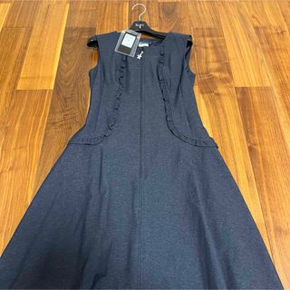 René - Rene ジャンバースカートワンピース34サイズ グレーの René - Rene ジャンバースカートワンピース34サイズ グレーの