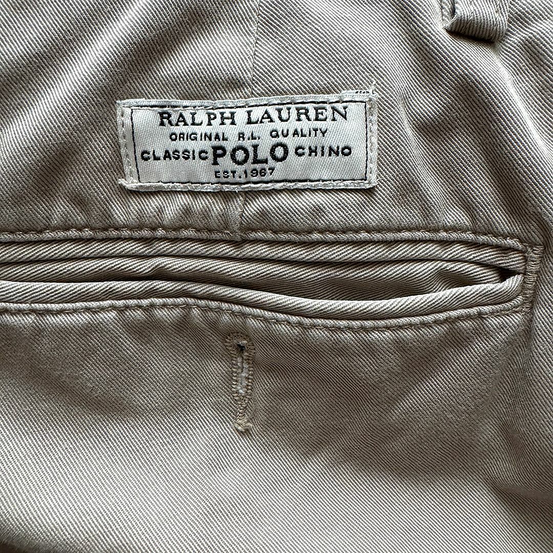 POLO RALPH LAUREN - 【古着】ポロバイラルフローレン ベージュ POLO RALPH LAUREN - 【古着】ポロバイラルフローレン ベージュ