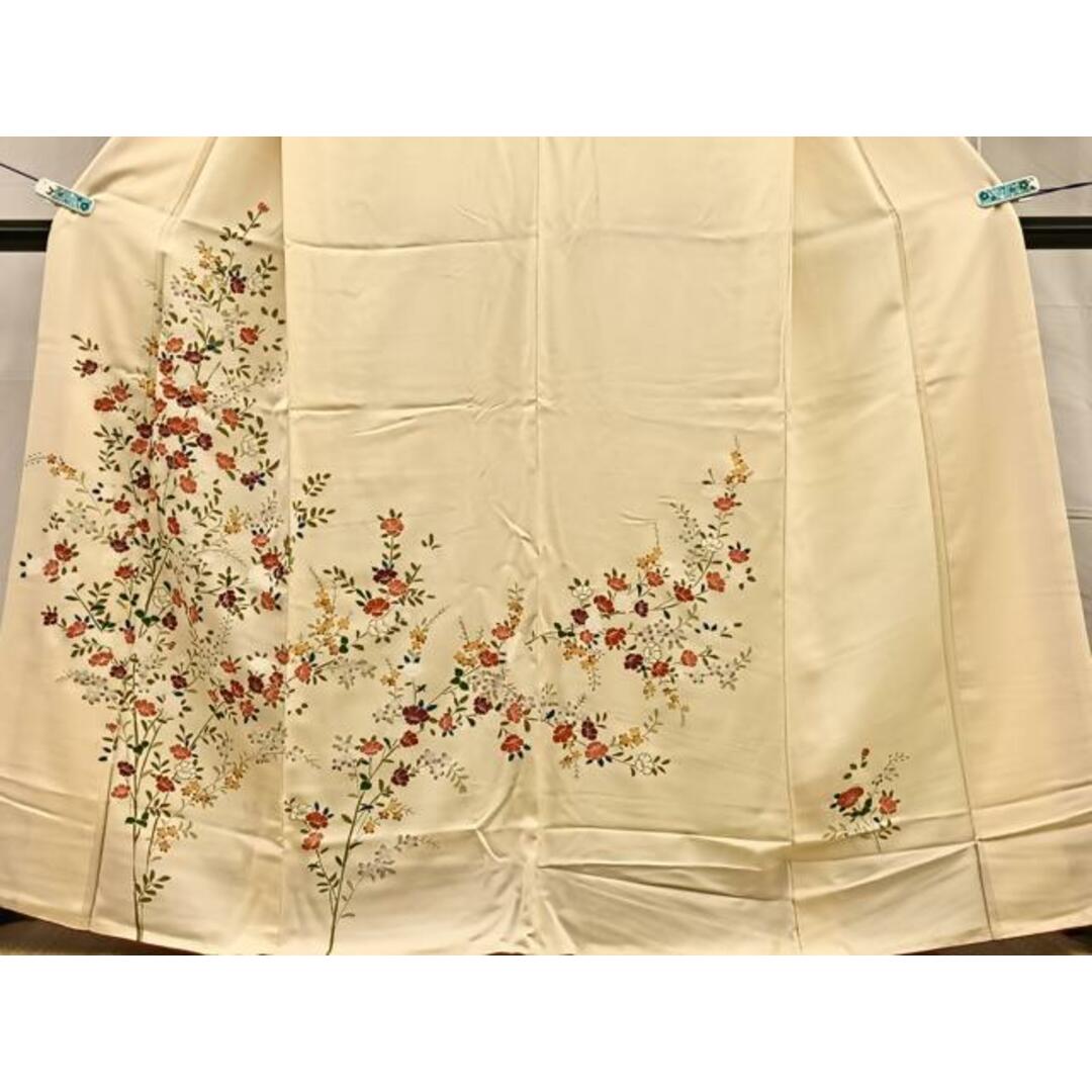 平和屋着物□訪問着 枝花文 金彩 正絹 逸品 BAAS3887hvの通販 by 平和屋着物□訪問着 枝花文 金彩 正絹 逸品 BAAS3887hvの通販 by