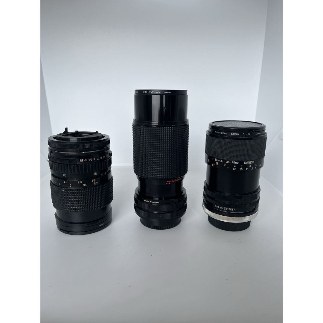 Canon - 【希少・動作品】Canon A-1 フィルムカメラ + レンズ3 Canon - 【希少・動作品】Canon A-1 フィルムカメラ + レンズ3