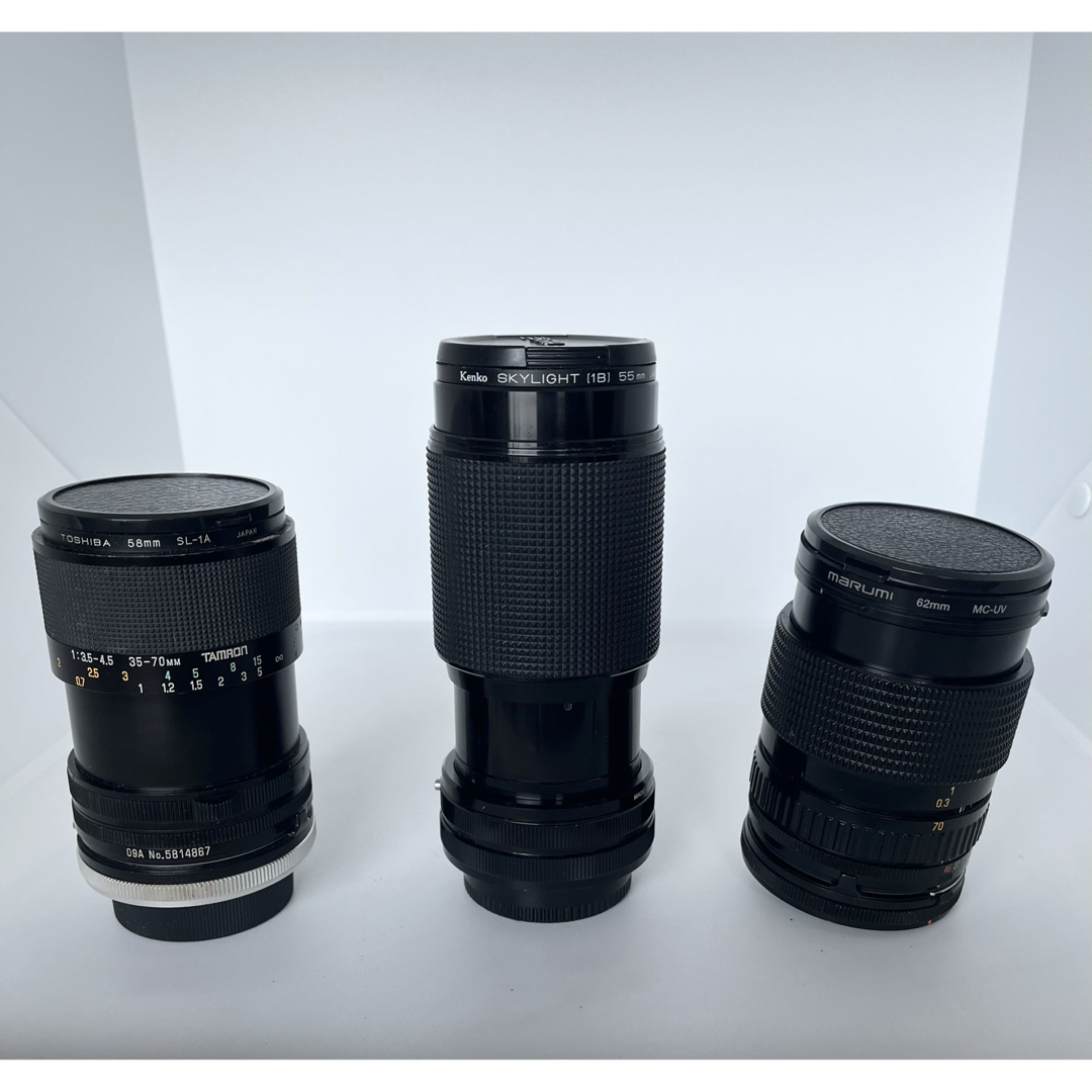 Canon - 【希少・動作品】Canon A-1 フィルムカメラ + レンズ3 Canon - 【希少・動作品】Canon A-1 フィルムカメラ + レンズ3