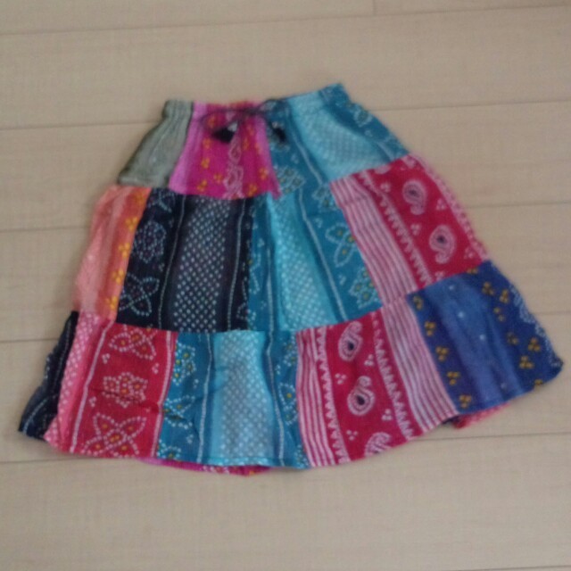 カラフル☆スカート レディースのスカート(ひざ丈スカート)の商品写真