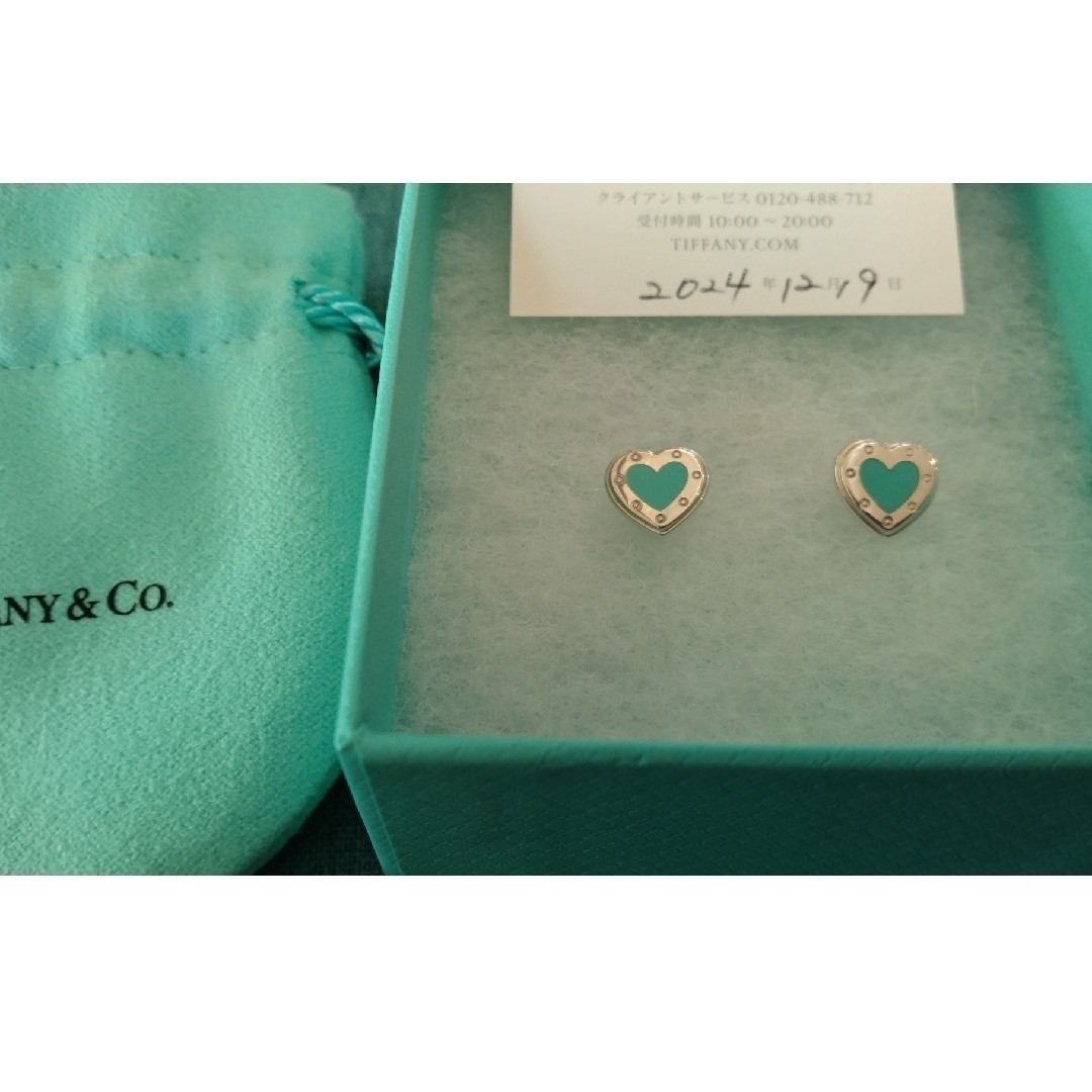 Tiffany & Co. - ラブティファニーブルーハート/シルバーピアス Tiffany & Co. - ラブティファニーブルーハート/シルバーピアス