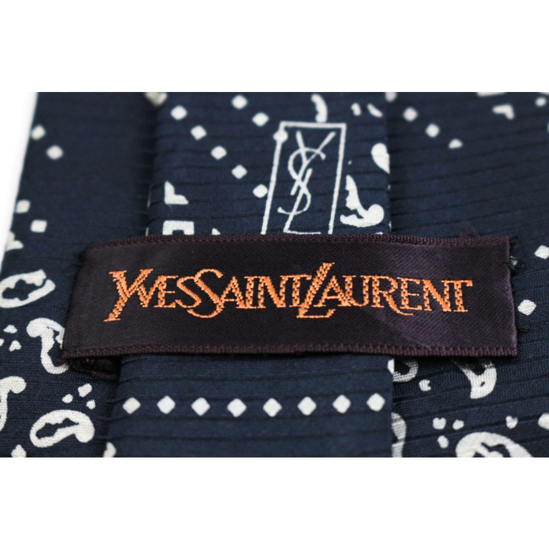 SAINT LAURENT - イヴ・サンローラン ブランド ネクタイ YSL 総 SAINT LAURENT - イヴ・サンローラン ブランド ネクタイ YSL 総