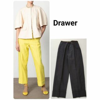 Drawer - ドゥロワー 2023ブリーチデニムタックパンツの通販 by Drawer - ドゥロワー 2023ブリーチデニムタックパンツの通販 by