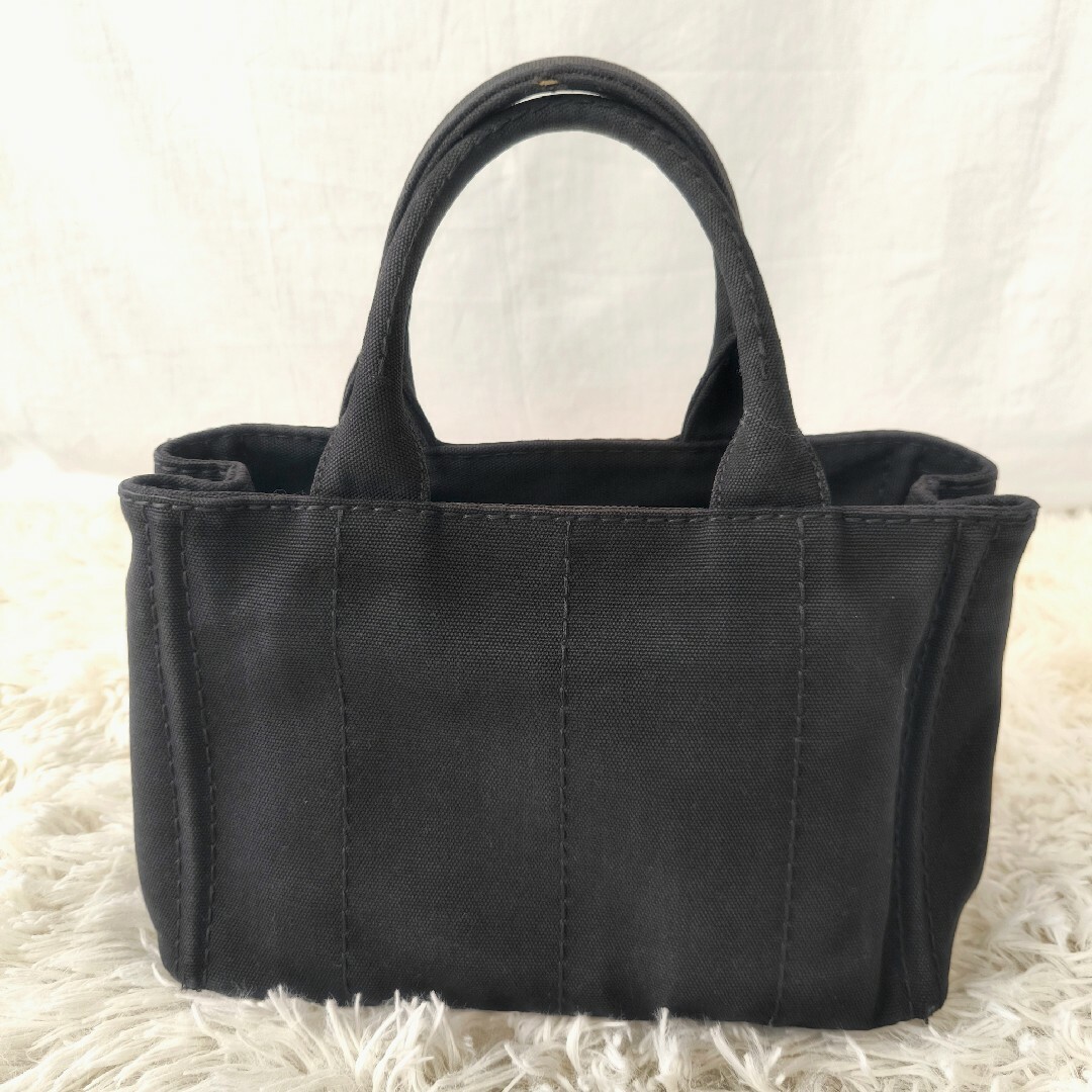 PRADA - PRADA プラダ カナパ S トートバック ブラック 黒 PRADA - PRADA プラダ カナパ S トートバック ブラック 黒