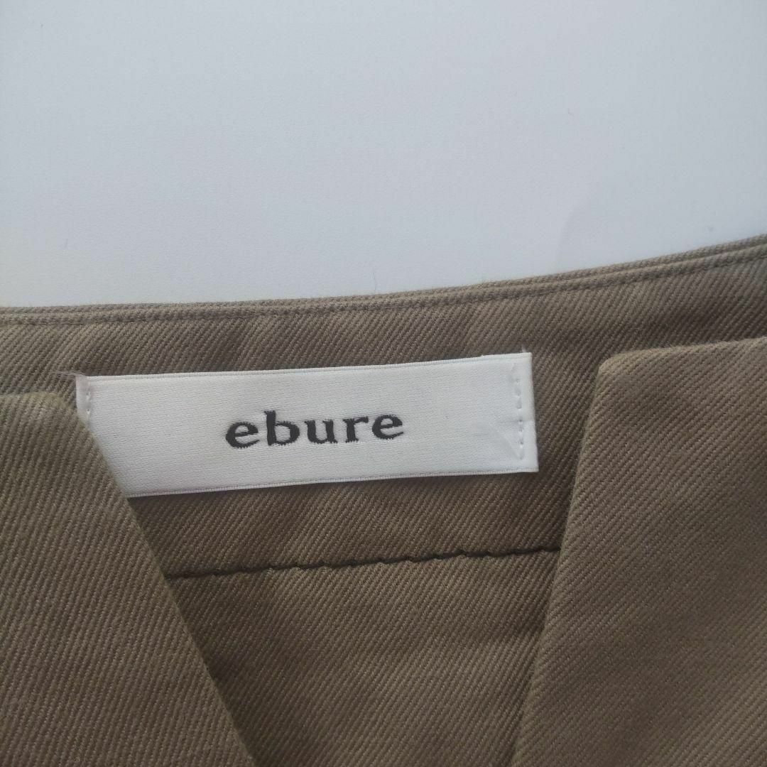 ebure - 良品 エブール コットン リネン キーネック 半袖 ベルト ebure - 良品 エブール コットン リネン キーネック 半袖 ベルト