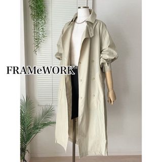 FRAMeWORK - 【2025SS】FRAMeWORK 撥水ポンチョトレンチコート FRAMeWORK - 【2025SS】FRAMeWORK 撥水ポンチョトレンチコート