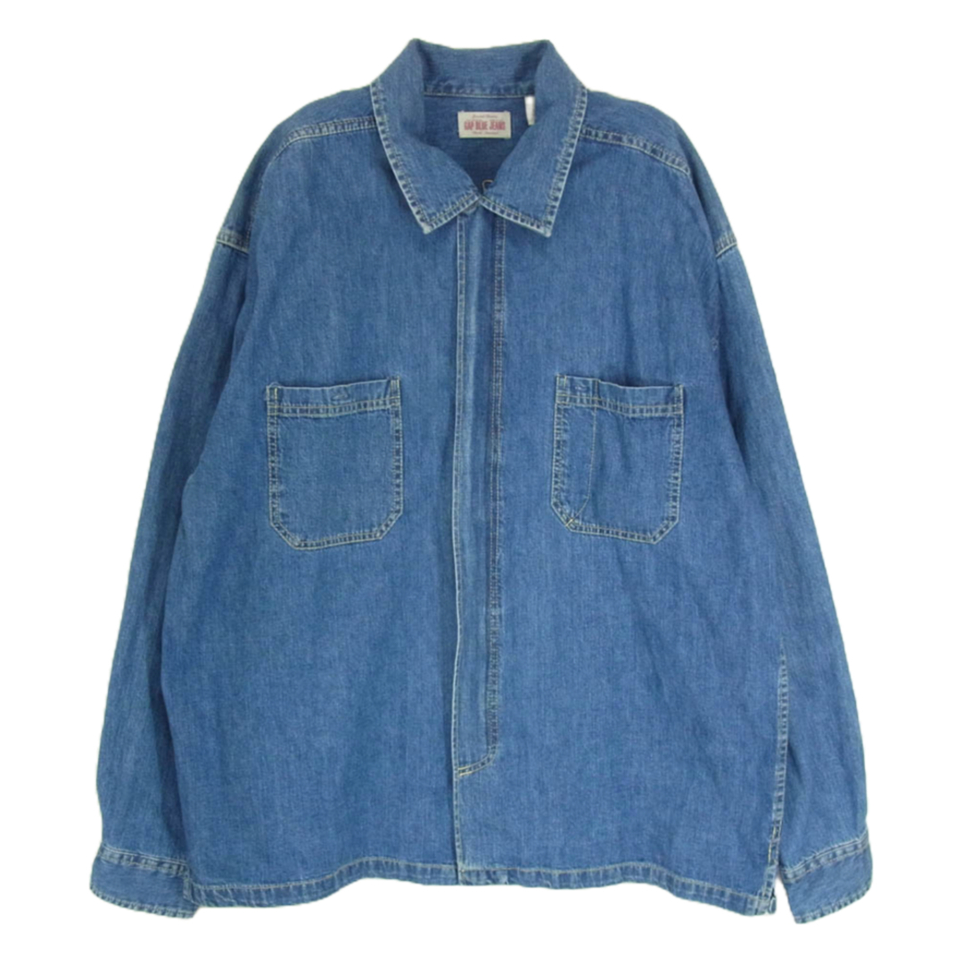 GAP - GAP ギャップ 90s GAP BLUE JEANS デニム シャツ GAP - GAP ギャップ 90s GAP BLUE JEANS デニム シャツ