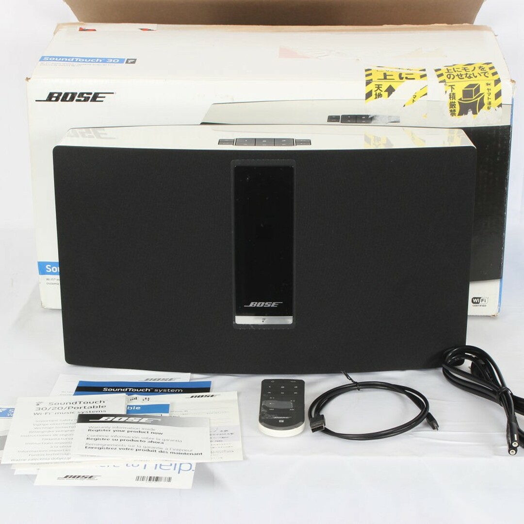 BOSE - BOSE SoundTouch 30 Wi-Fi music system ホワイト BOSE - BOSE SoundTouch 30 Wi-Fi music system ホワイト