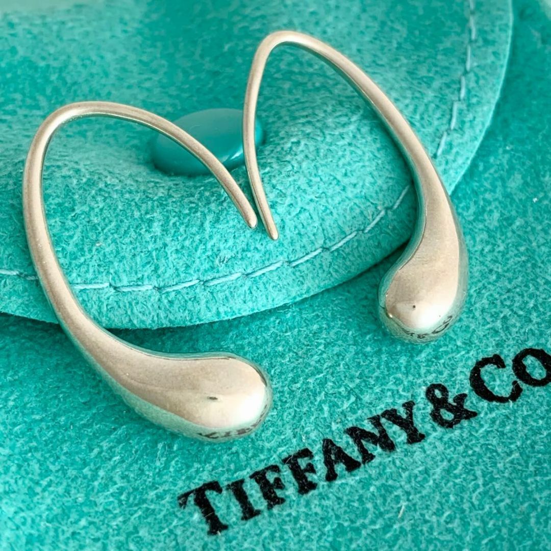 Tiffany & Co. - ティファニー 希少 ティアドロップ フープ Tiffany & Co. - ティファニー 希少 ティアドロップ フープ