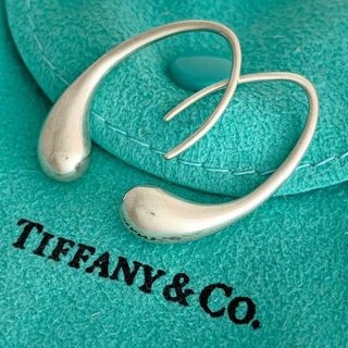 Tiffany & Co. - ティファニー 希少 ティアドロップ フープ Tiffany & Co. - ティファニー 希少 ティアドロップ フープ
