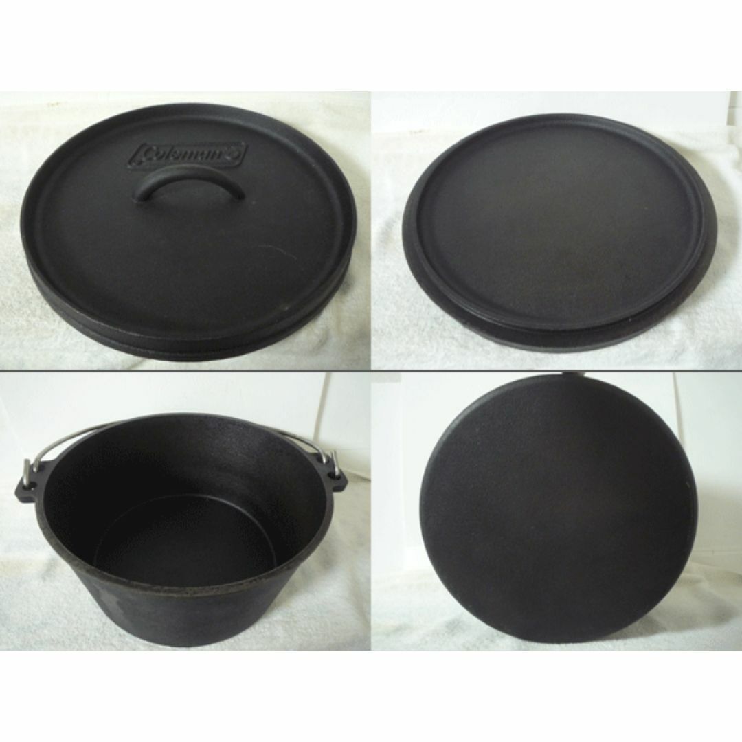 Coleman - 良品 コールマン Coleman 鋳鉄 ダッチオーブン 10 Coleman - 良品 コールマン Coleman 鋳鉄 ダッチオーブン 10