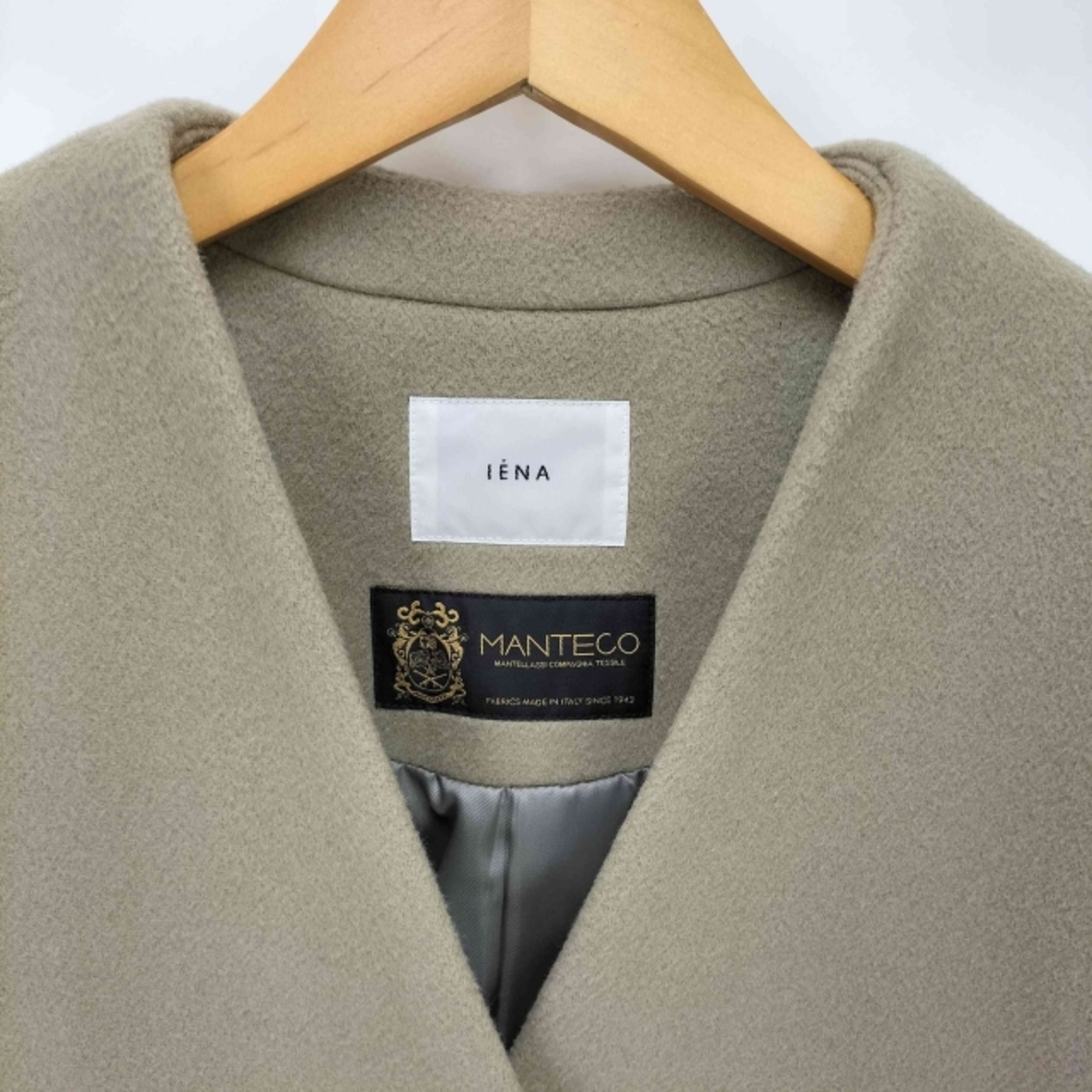 IENA - IENA(イエナ) 20AW MANTECO ノーカラーコート レディース IENA - IENA(イエナ) 20AW MANTECO ノーカラーコート レディース