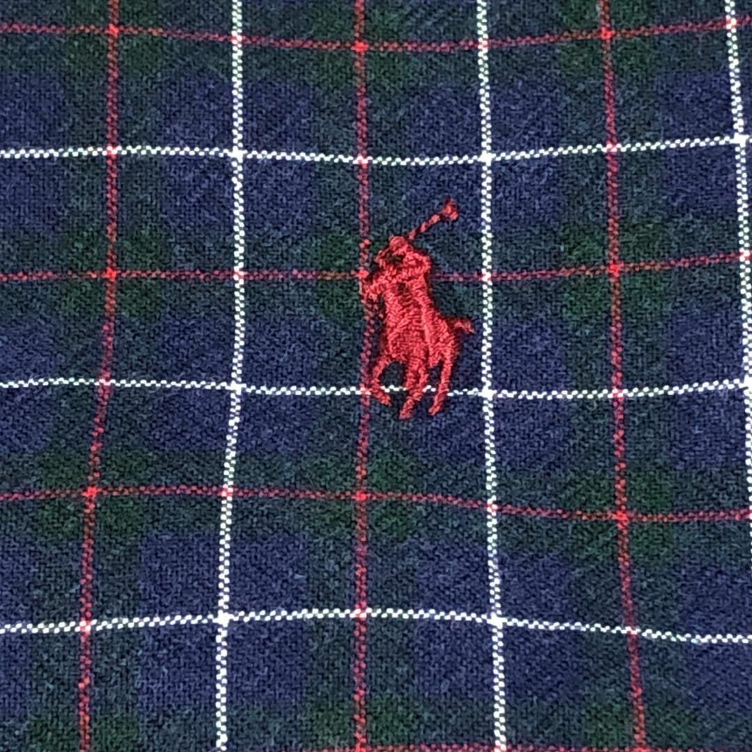 Ralph Lauren - ラルフローレン BD長袖シャツ 紺赤 チェック柄 Ralph Lauren - ラルフローレン BD長袖シャツ 紺赤 チェック柄