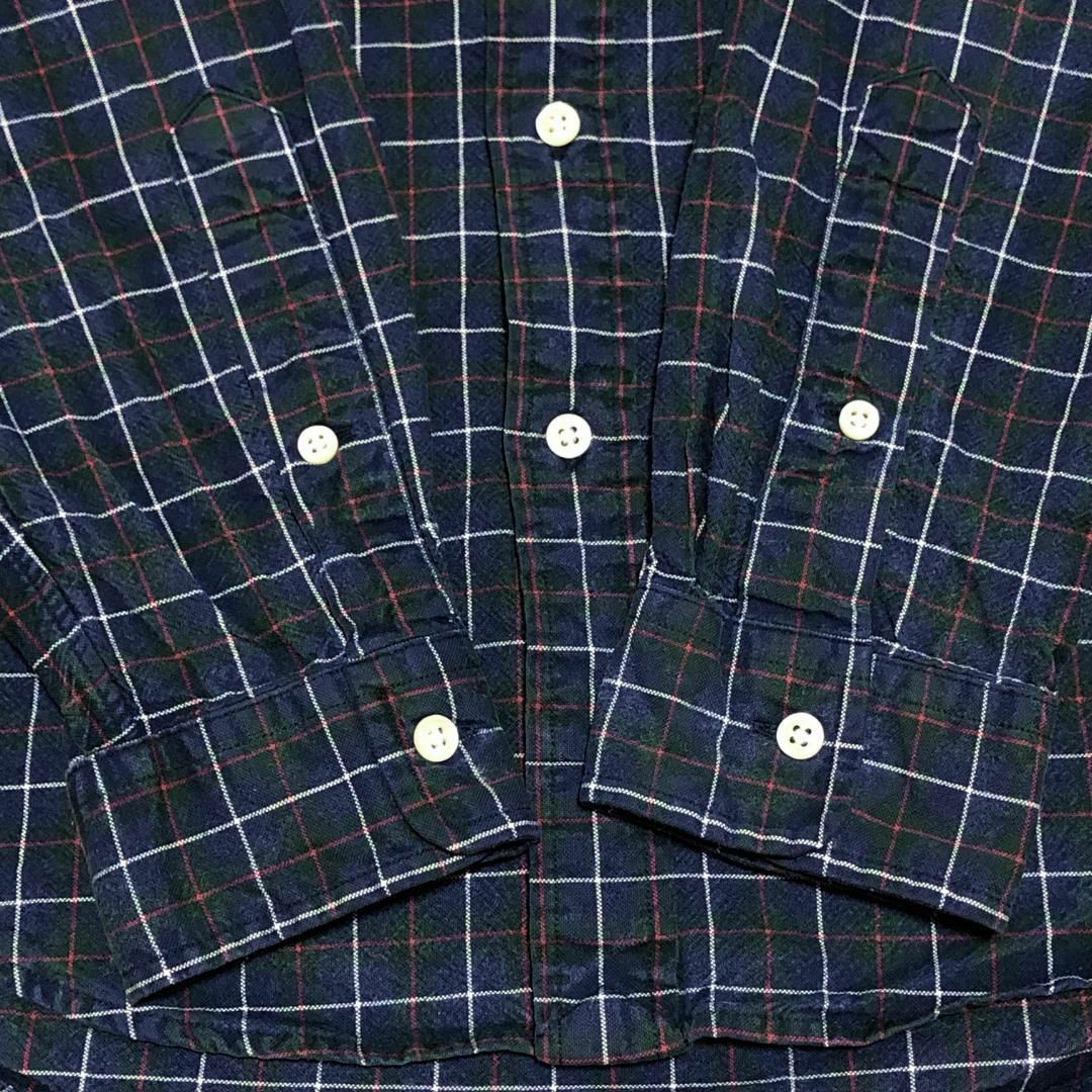 Ralph Lauren - ラルフローレン BD長袖シャツ 紺赤 チェック柄 Ralph Lauren - ラルフローレン BD長袖シャツ 紺赤 チェック柄