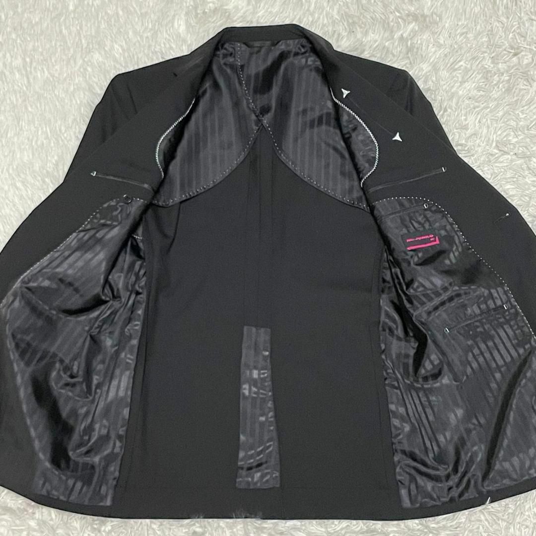 Mr.Junko - Mr.JUNKO ブラックスーツ セットアップ 92A5 冠婚 Mr.Junko - Mr.JUNKO ブラックスーツ セットアップ 92A5 冠婚