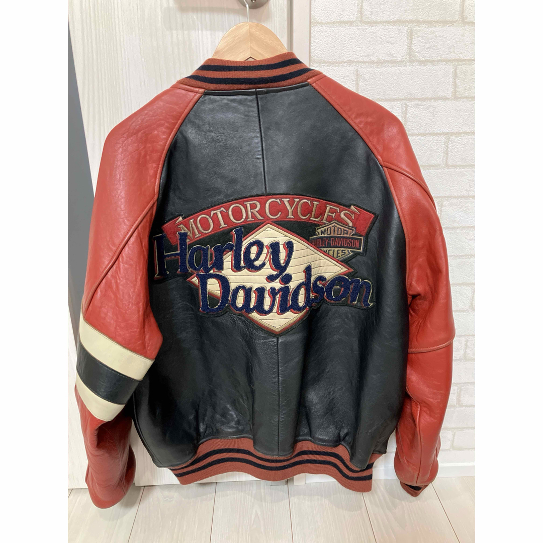 Harley Davidson - Harley-Davidson vintage スタジャン 羊革 Harley Davidson - Harley-Davidson vintage スタジャン 羊革