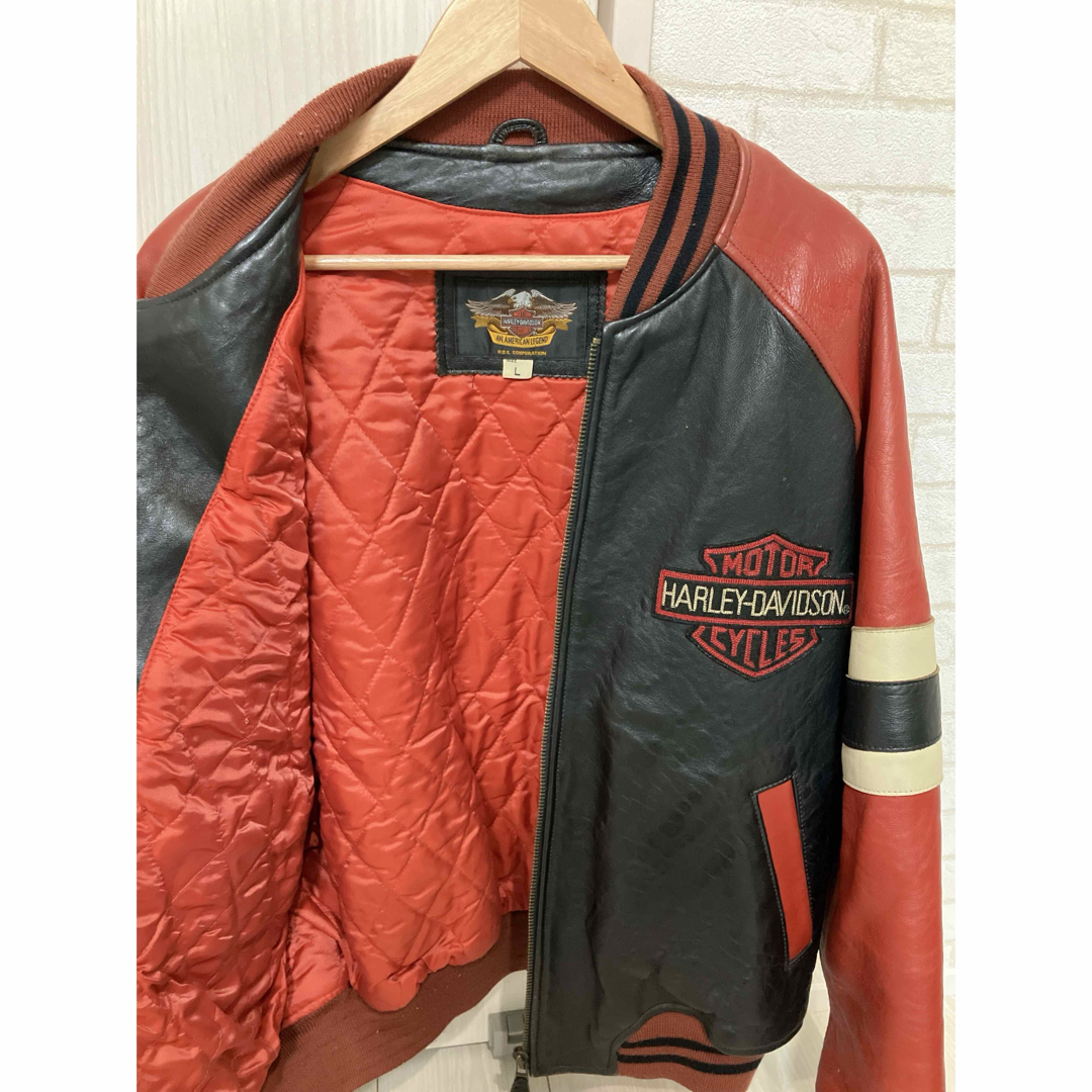 Harley Davidson - Harley-Davidson vintage スタジャン 羊革 Harley Davidson - Harley-Davidson vintage スタジャン 羊革