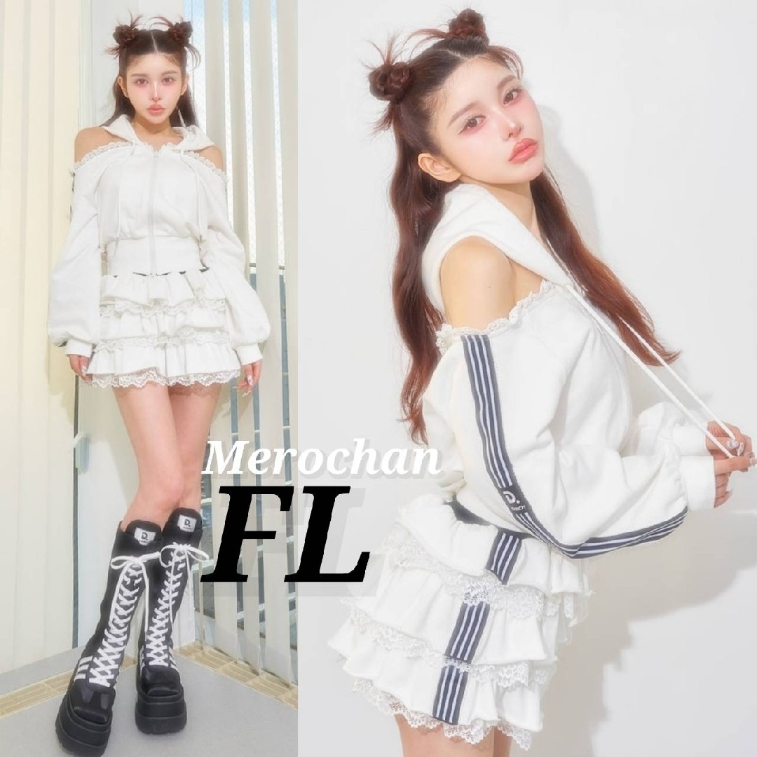 Darich - Darich♡新品スポーティラインフリルミニスカート【FL Darich - Darich♡新品スポーティラインフリルミニスカート【FL