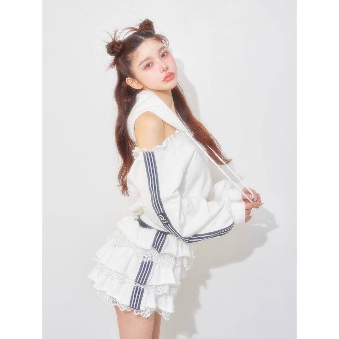 Darich - Darich♡新品スポーティラインフリルミニスカート【FL Darich - Darich♡新品スポーティラインフリルミニスカート【FL