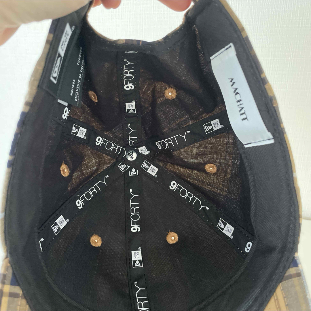 マチャット machatt NEWERA キャップ帽チェックの通販 by マチャット machatt NEWERA キャップ帽チェックの通販 by