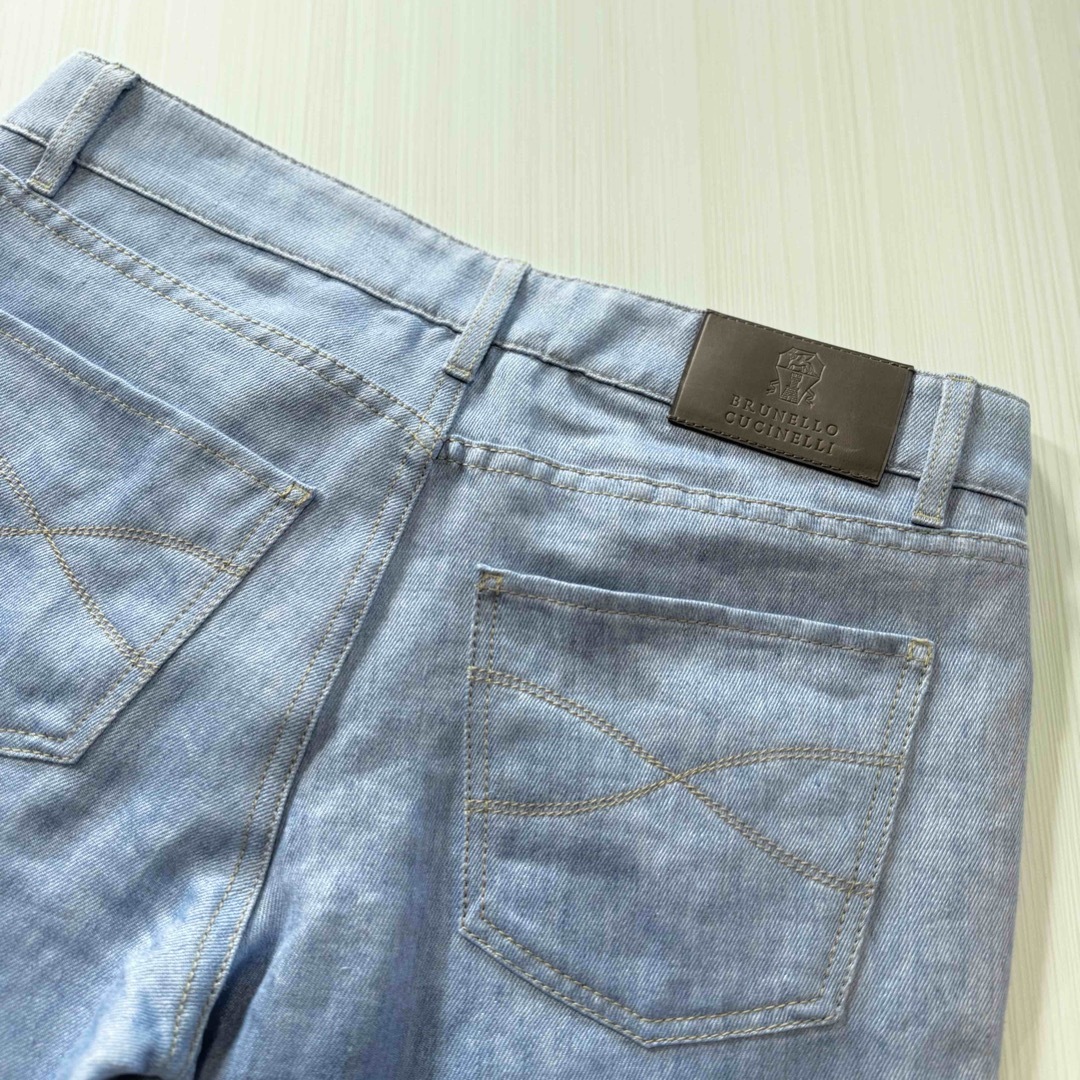 BRUNELLO CUCINELLI - P44☆美品☆21SS☆極上リネン 5ポケット BRUNELLO CUCINELLI - P44☆美品☆21SS☆極上リネン 5ポケット