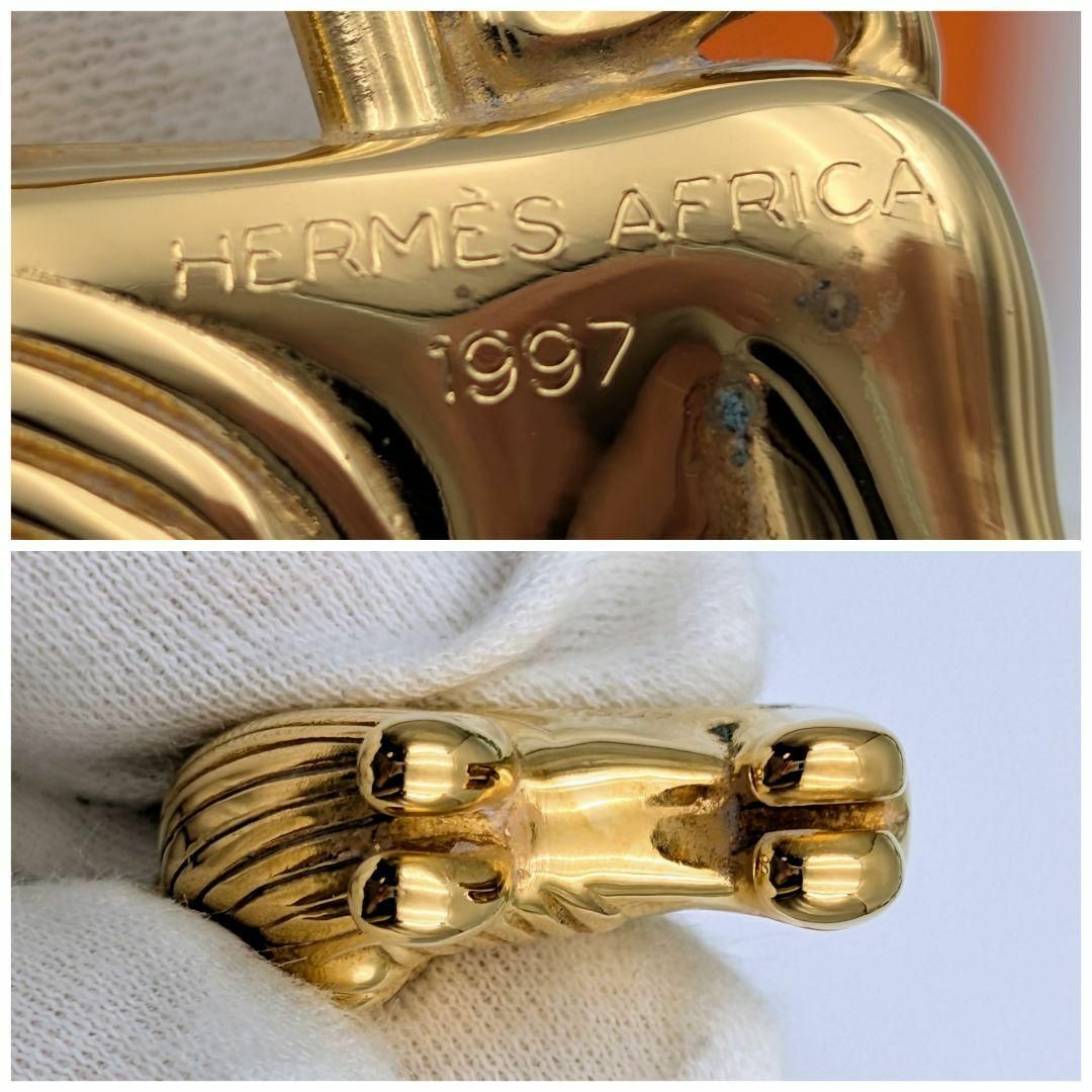 HERMES - エルメス ライオン カデナ チャーム ゴールド 1997年 HERMES - エルメス ライオン カデナ チャーム ゴールド 1997年
