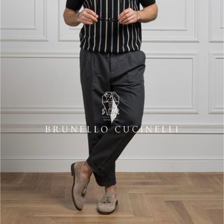 BRUNELLO CUCINELLI - P69☆美品☆24SS☆極上リネン&コットン BRUNELLO CUCINELLI - P69☆美品☆24SS☆極上リネン&コットン