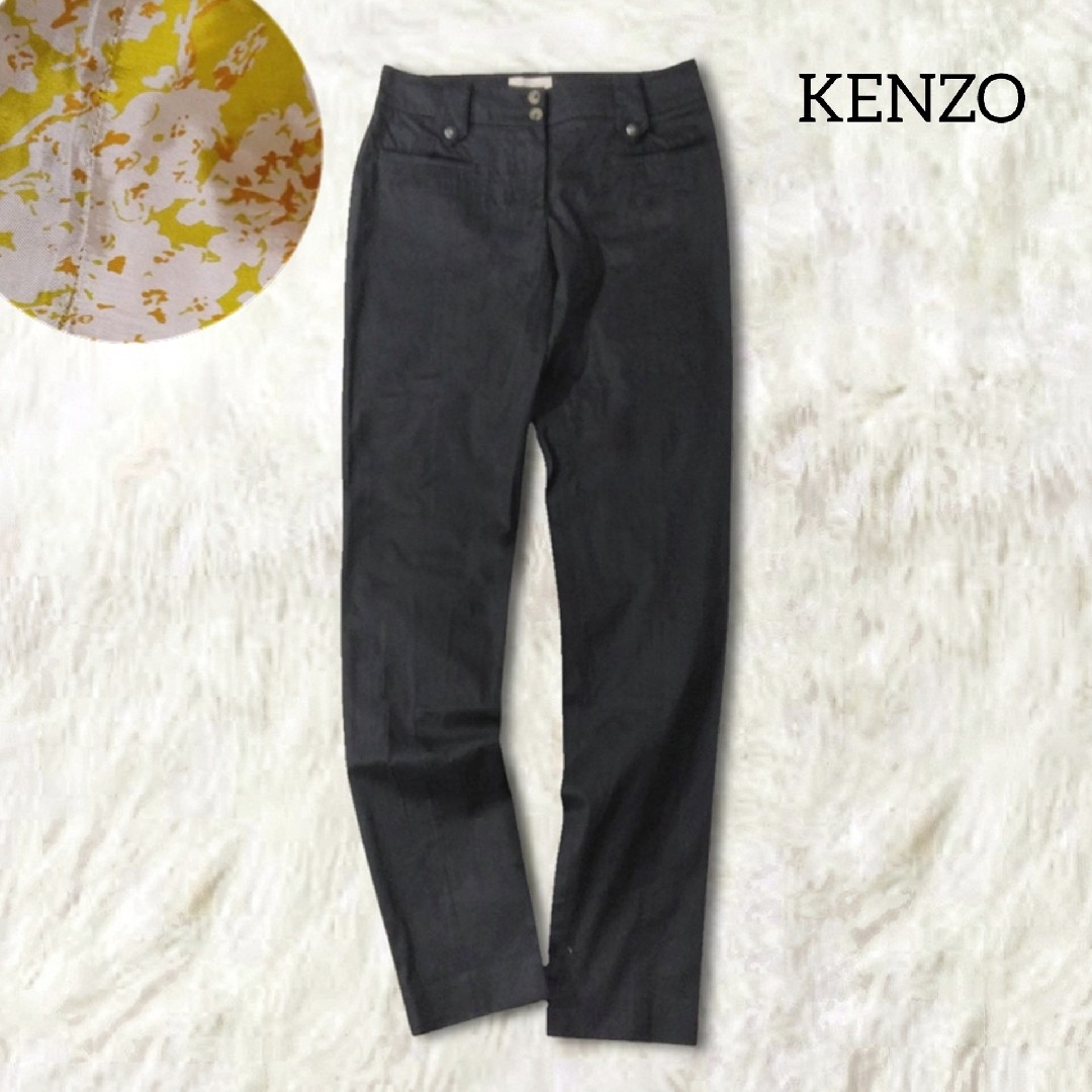 KENZO - ケンゾー 春夏 パンツ ボトムス 38 M ブラック 無地