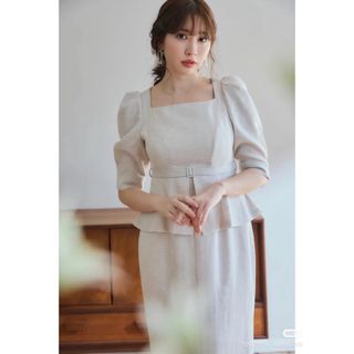 Her lip to - herlipto Annecy Belted Dressの通販 by Her lip to - herlipto Annecy Belted Dressの通販 by