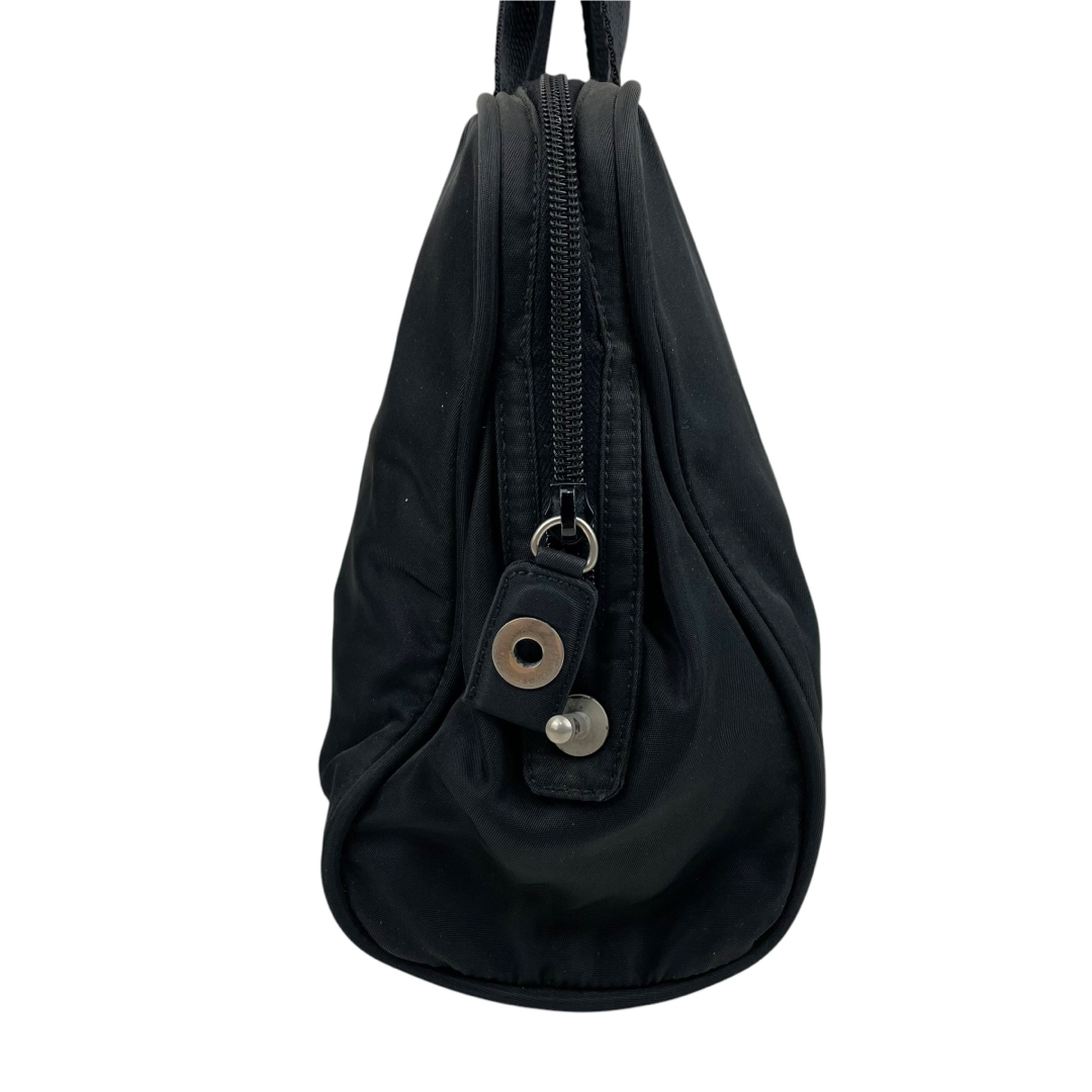 PRADA - ✨良品 PRADA プラダ トートバッグ ブラック ナイロン PRADA - ✨良品 PRADA プラダ トートバッグ ブラック ナイロン