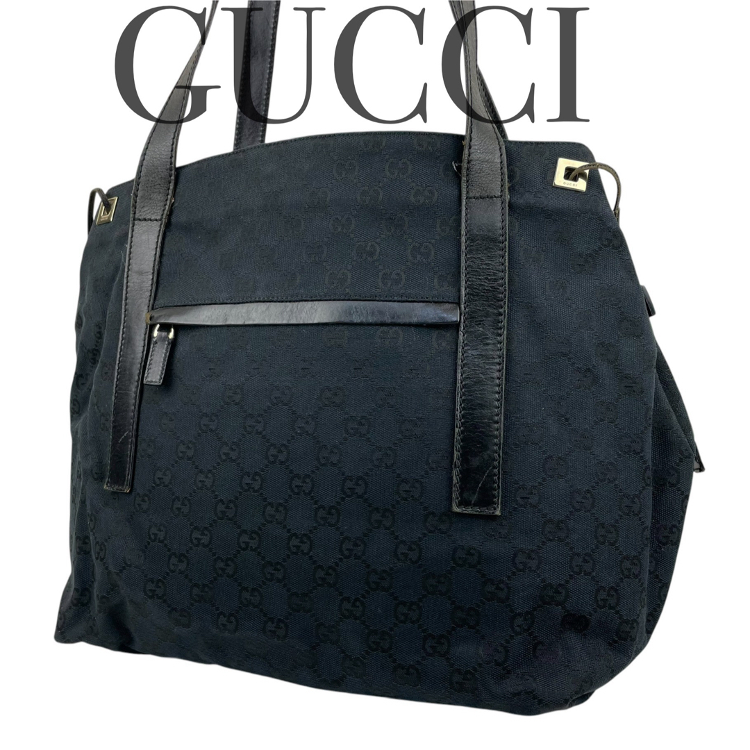 GUCCI - ✨良品 GUCCI グッチ トートバッグ GGキャンバス GUCCI - ✨良品 GUCCI グッチ トートバッグ GGキャンバス