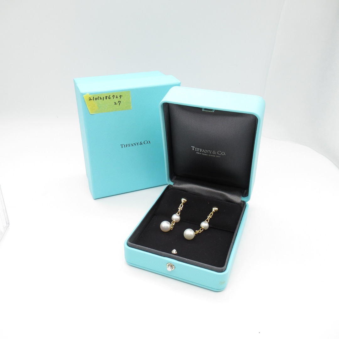 Tiffany & Co. - ティファニー トリプルドロップリンク パール Tiffany & Co. - ティファニー トリプルドロップリンク パール