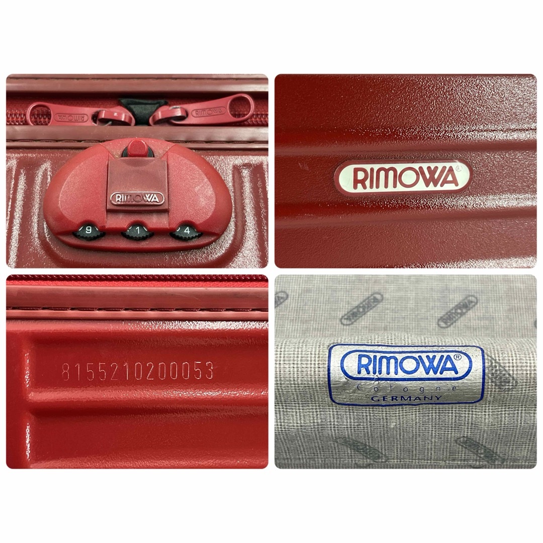 RIMOWA - リモワ キャリーケース 36リットル 機内持込可 サルサ RIMOWA - リモワ キャリーケース 36リットル 機内持込可 サルサ