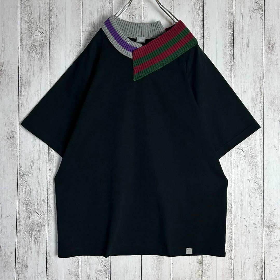 kolor - 【定番モデル】kolor BEACON☆アシンメトリーTシャツ 襟 kolor - 【定番モデル】kolor BEACON☆アシンメトリーTシャツ 襟