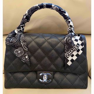 CHANEL - 【超美品】CHANEL トップハンドル キャビアスキン 鑑定 CHANEL - 【超美品】CHANEL トップハンドル キャビアスキン 鑑定